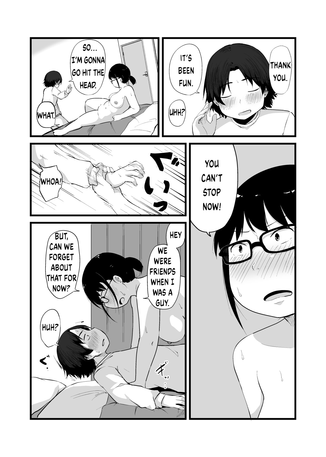 Hentai Manga Comic-My Friend Became a Plain-Faced Girl With Big Tits After TS-Read-15